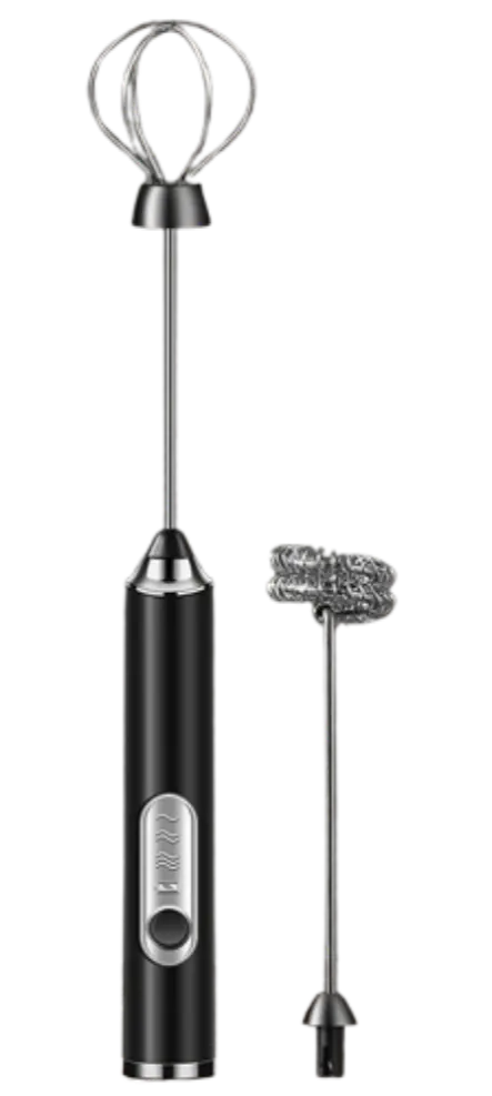 Dual-Head Electric Milk Frother