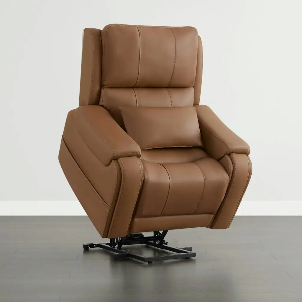 Chita Power Lift Genuine Leather Recliner Chair