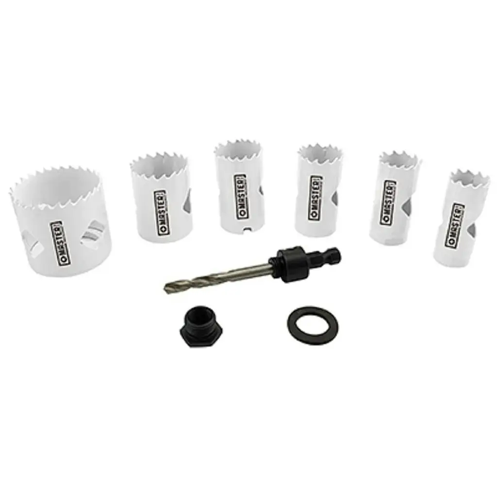 Master Mechanic 7-Piece Bi-Metal Hole Saw Kit