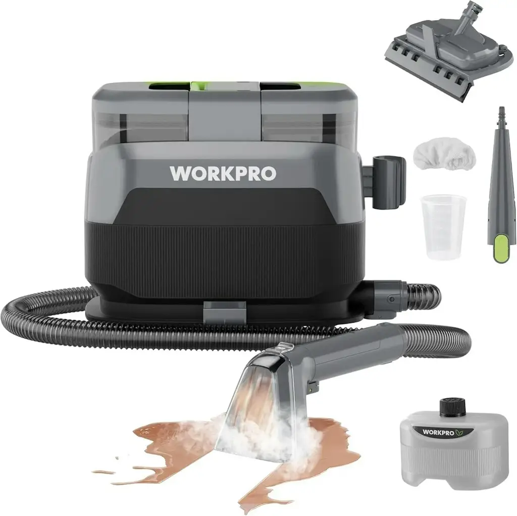 WorkPro Portable Steam Carpet & Upholstery Cleaner