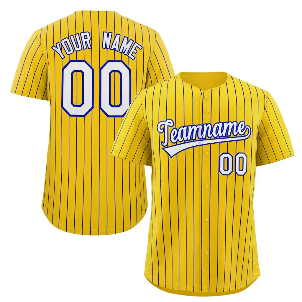 Men's Pinstripe Throwback Baseball Jersey