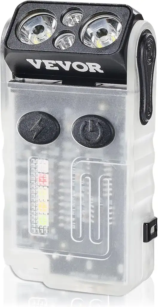 Vevor Rechargeable Keychain Flashlight