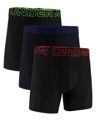 Under Armour Men's UA Performance Tech 6" Boxerjock 3-Pack