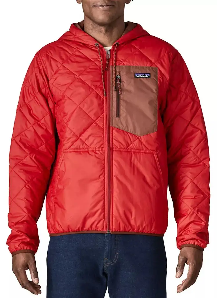 Patagonia Men's Diamond Quilted Bomber Hooded Jacket