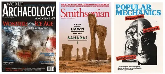 Science, Nature, and Tech Magazine Sale