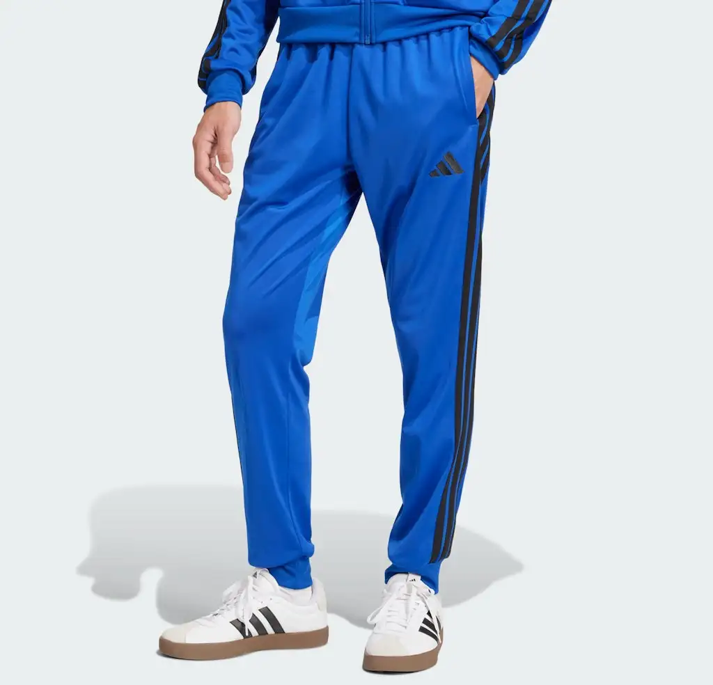 adidas Men's 3-Stripes Tricot Regular Tapered Track Pants