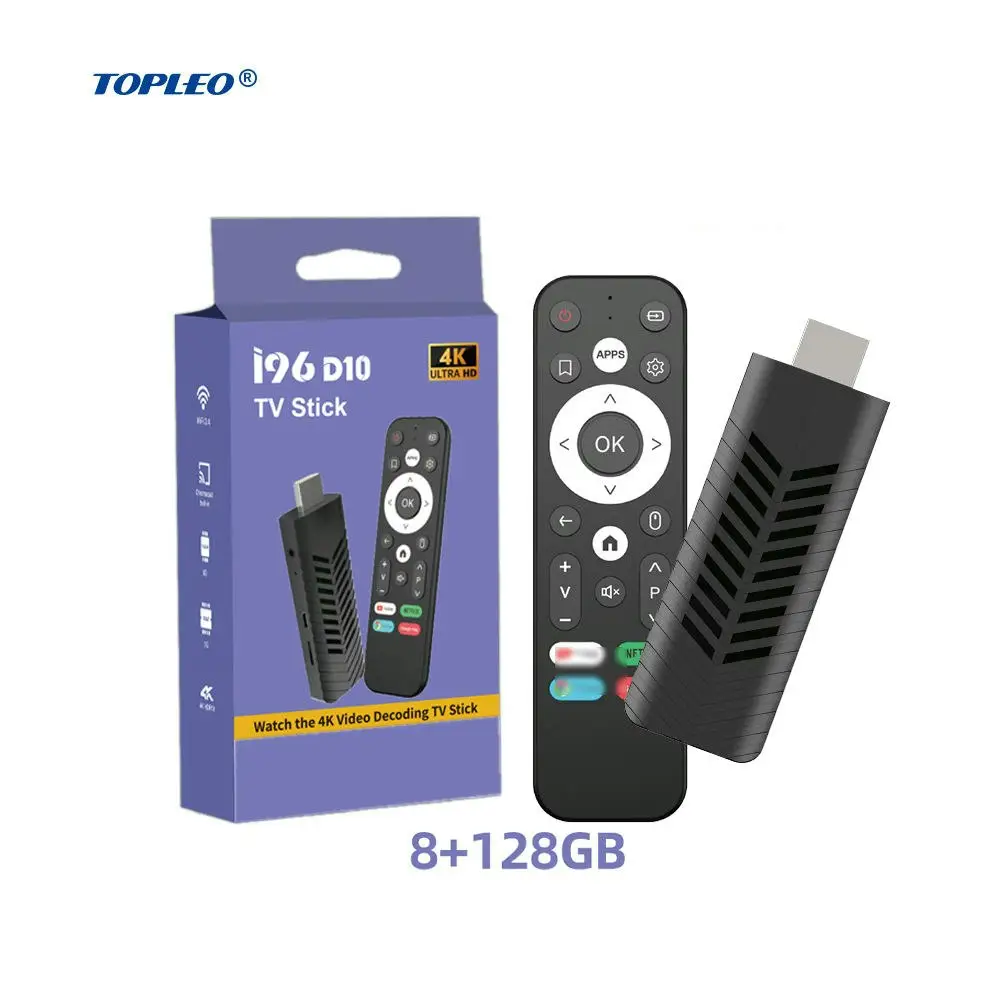 Topleo i96 D10 Android 14 Smart TV Stick