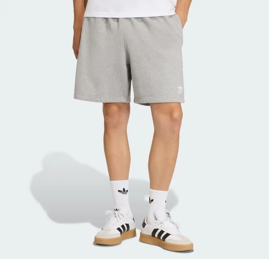 adidas Men's Trefoil Essentials 7" Fleece Shorts