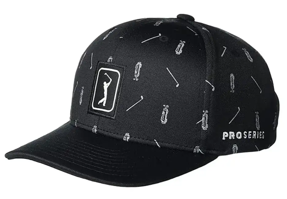 PGA Tour Men's Pro Series Golf Print Hat