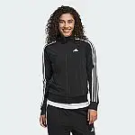 adidas women Primegreen Essentials Warm-Up Slim 3-Stripes Track Jacket