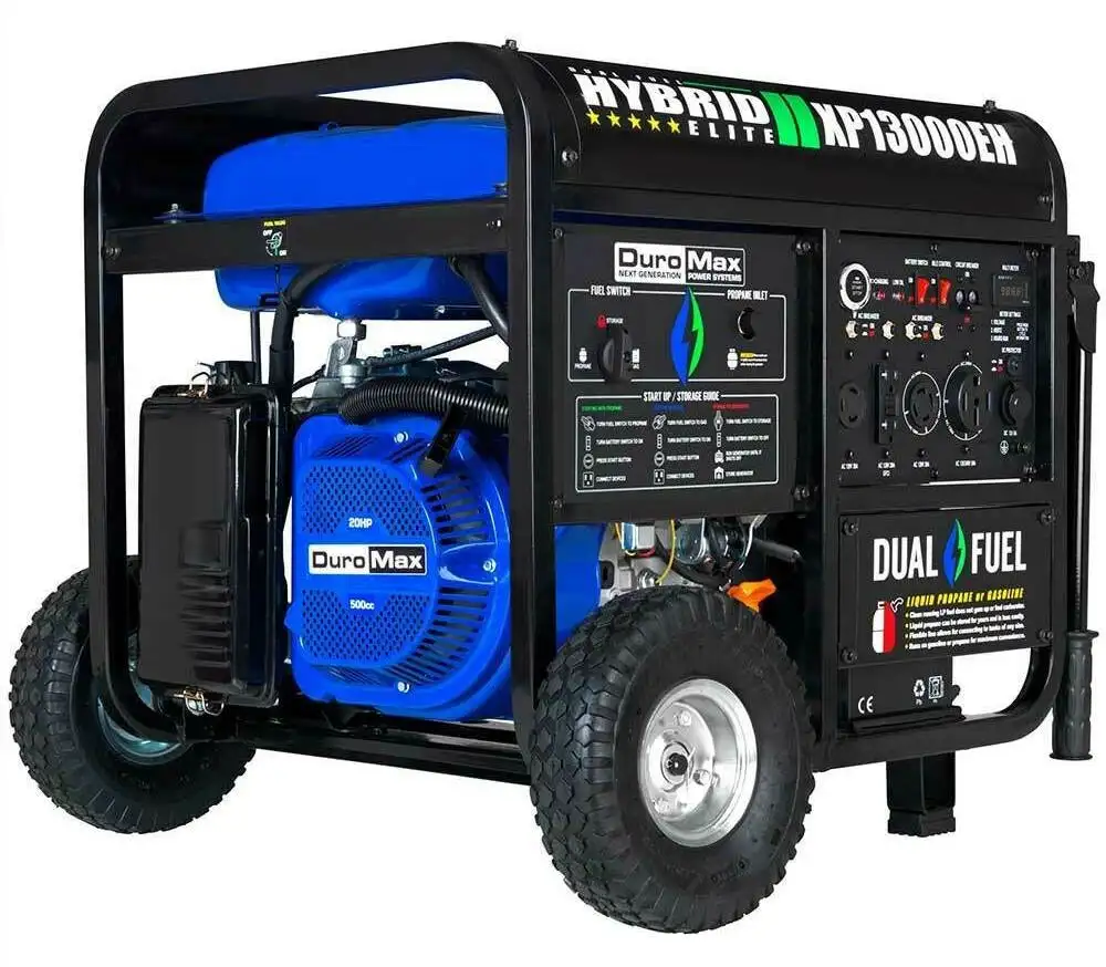 Certified Refurb DuroMax 10,500W Dual Fuel Hybrid Portable Generator