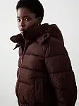 Banana Republic Womens Short Hooded Puffer Jacket