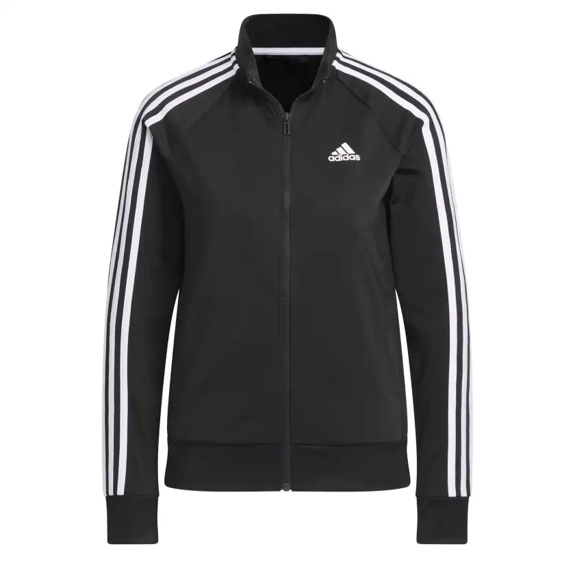 adidas Women's Primegreen Essentials Warm-Up Slim 3-Stripes Track Jacket