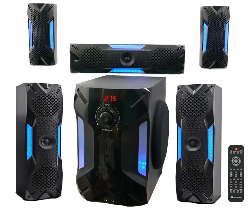 Rockville HTS56 1,000W 5.1 Channel Home Theater System