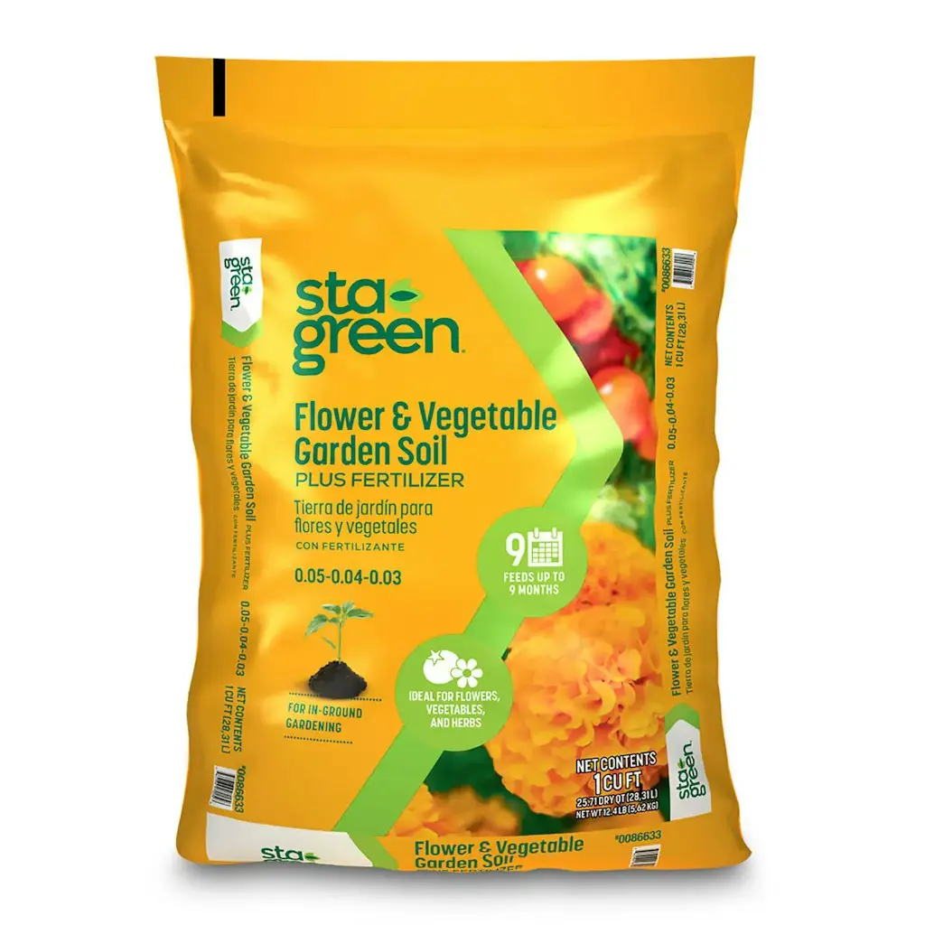 Sta-Green 1-cu. ft. Vegetable and Flower Garden Soil