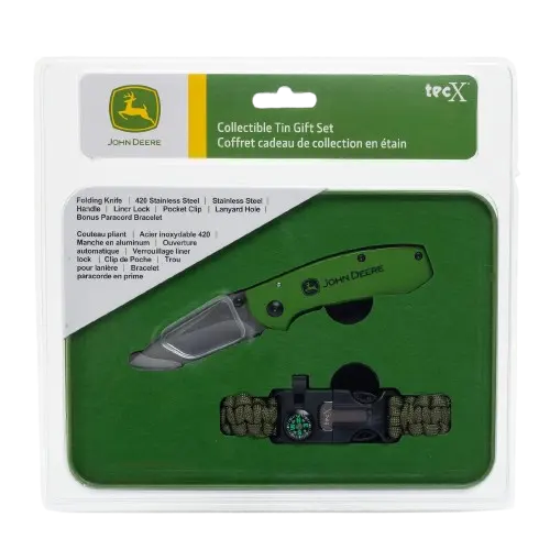 John Deere TecX Collectible Tin Gift Set