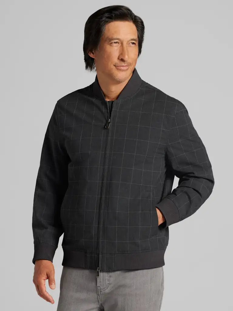 Awearness Kenneth Cole Men's Stretch Bomber Jacket