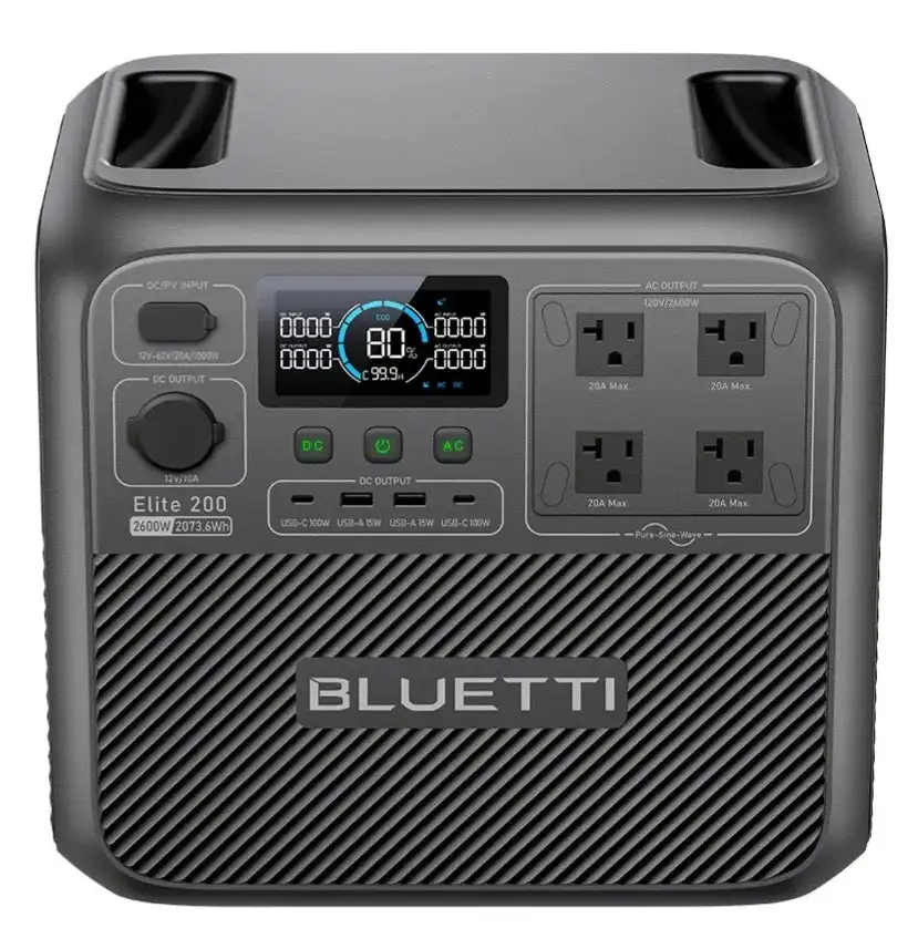 Certified Refurb Bluetti Elite 200 V2 2,073Wh Power Station