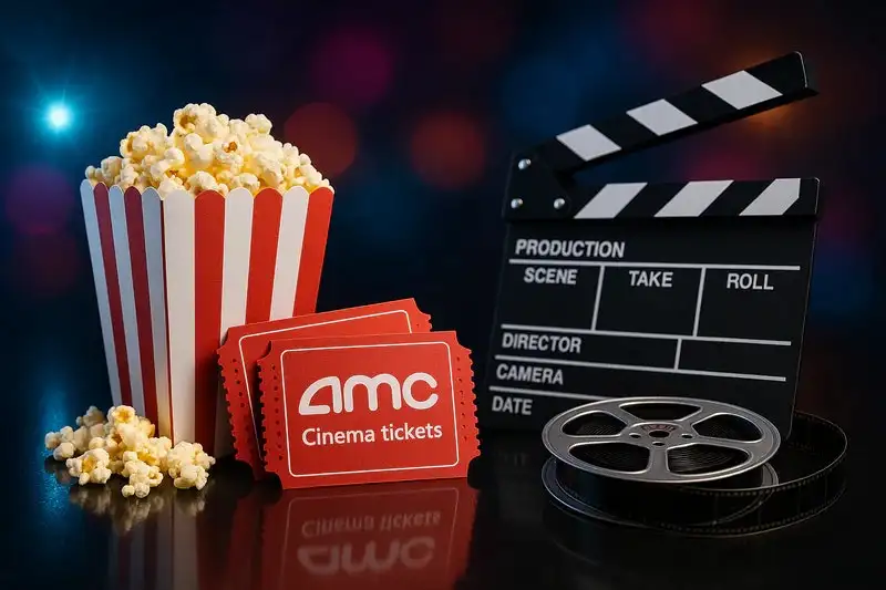 AMC Family Pack of 3 Tickets + 1 Popcorn
