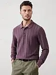 Banana Republic Factory Standard-Fit Washed Herringbone Polo