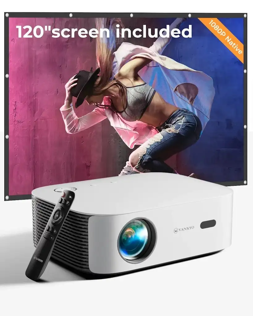 Open-box Vankyo 120" 1080p LED Projector