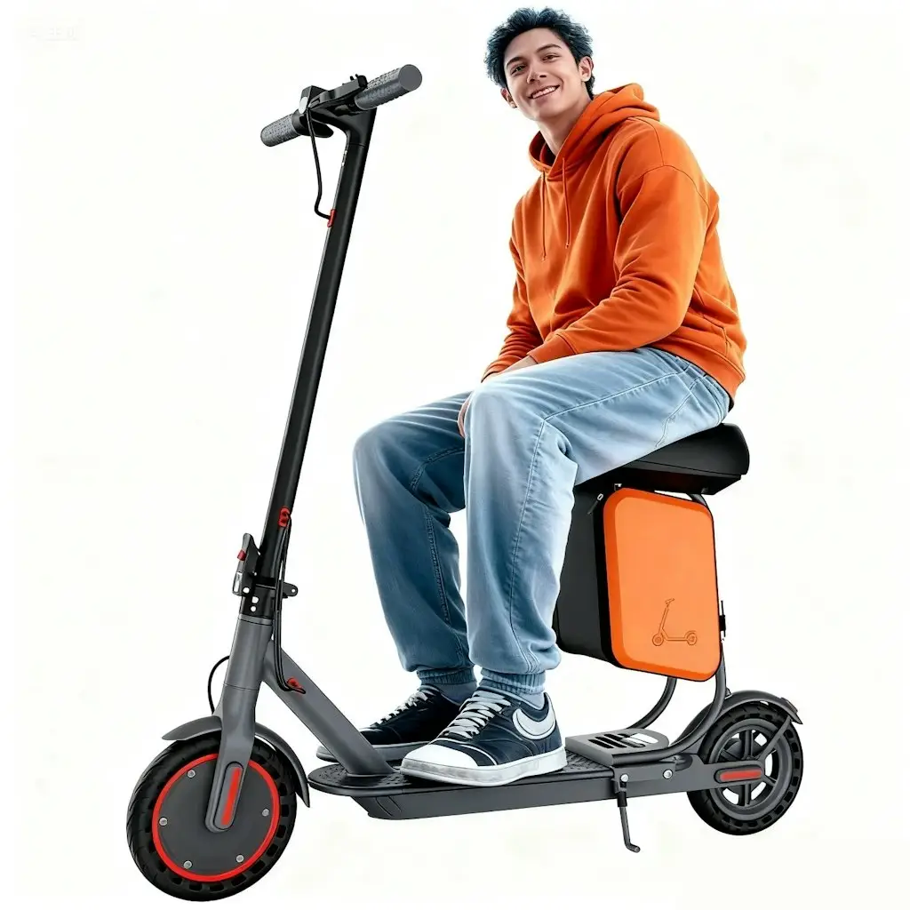 Ladped 350W Electric Scooter w/ Seat