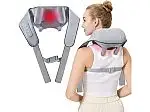 Mgfdget Neck Massager $40, Travel Neck Pillow with Eye Mask & Ear Plugs