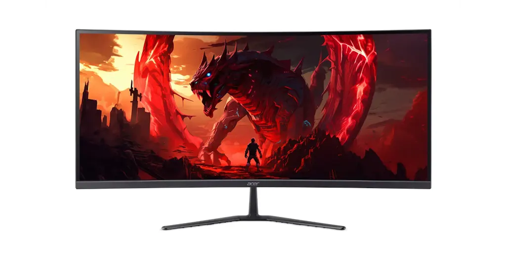 Refurb Acer Nitro 34" Ultrawide 1440p HDR10 200Hz Curved Monitor