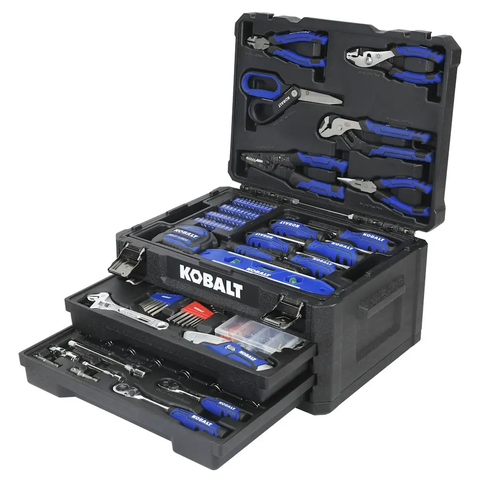 Kobalt 228 -Piece Household Tool Set w/ Folding Case