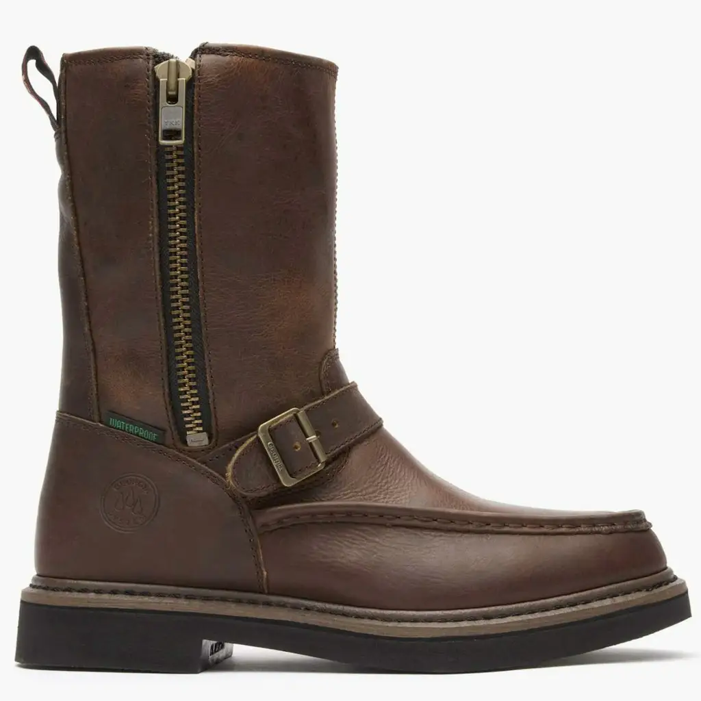 Georgia Boot Men's Side Zip Waterproof Work Wellington Boot