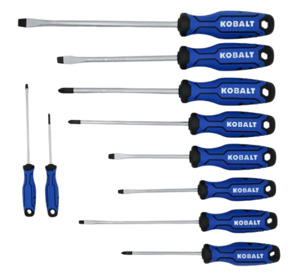 Kobalt 10-Piece 6" Magnetic Screwdriver Set