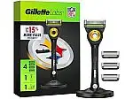 Gillette Labs NFL Steelers Razor Set (1 Handle, 4 Blades)