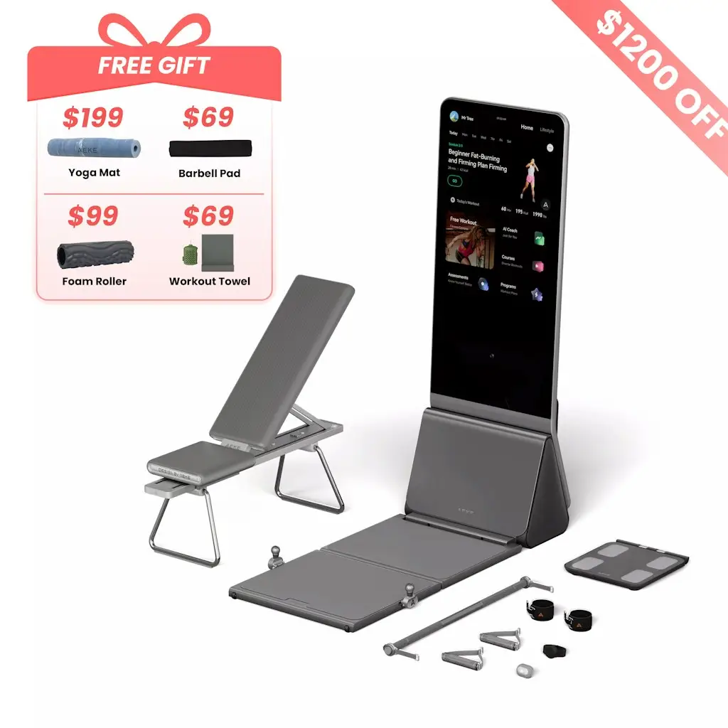 Aeke K1 Smart Home Gym w/ Bench