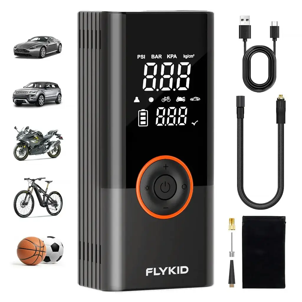 FLYKID Tire Inflator Portable Air Compressor
