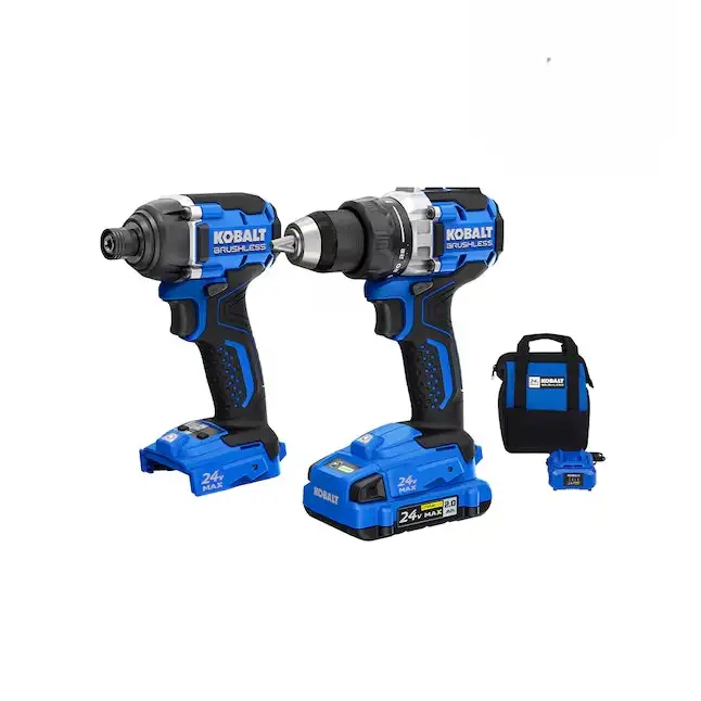 Kobalt 24V 2-Tool Brushless Power Tool Combo Kit
