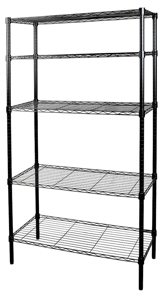 Rubbermaid 36"x72" 5-Tier Wire Shelving Unit