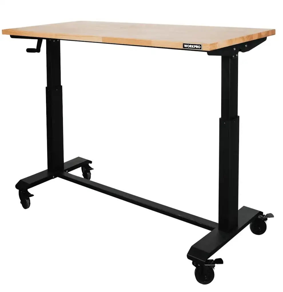 WorkPro 48" Rolling Adjustable Workbench