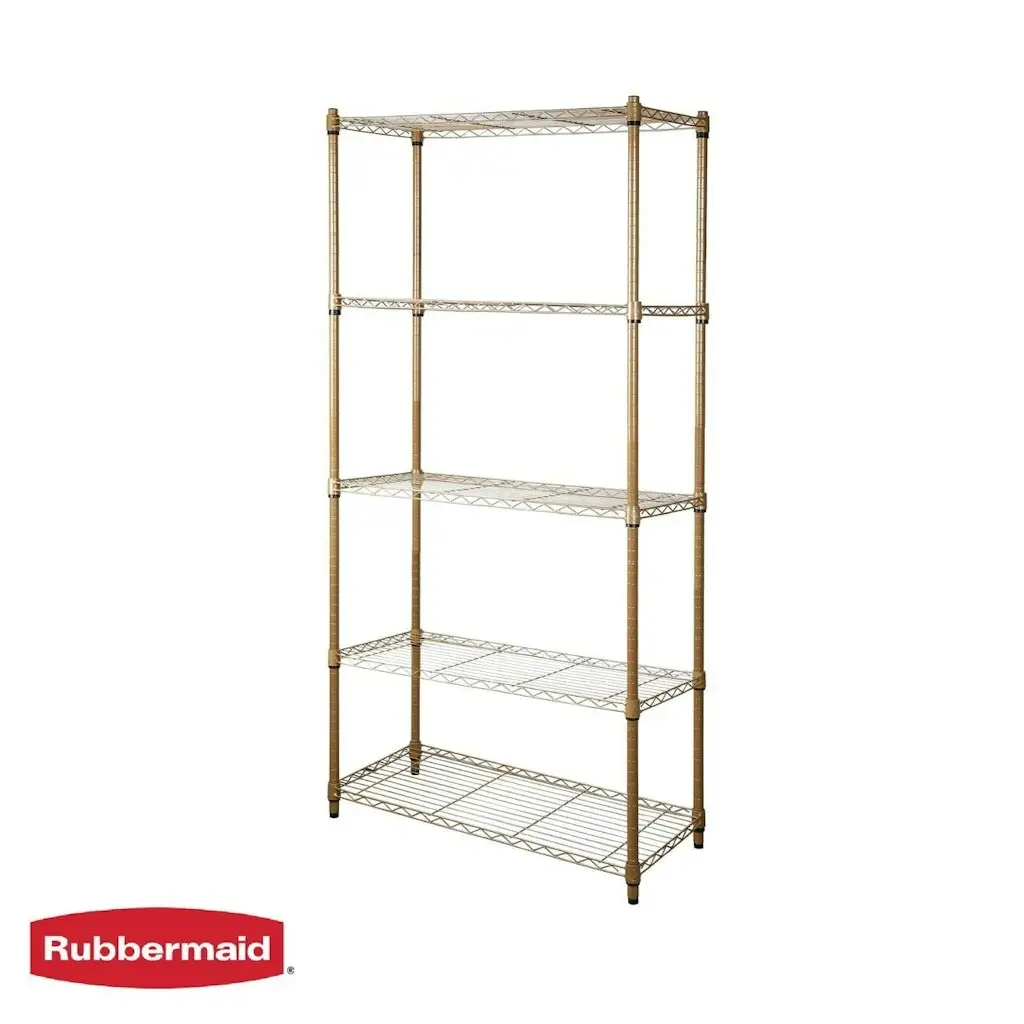 Rubbermaid 5-Tier Heavy Duty Wire Shelving Unit