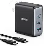 Anker Nano II 100W USB C Wall Charger 3-Port Adapter