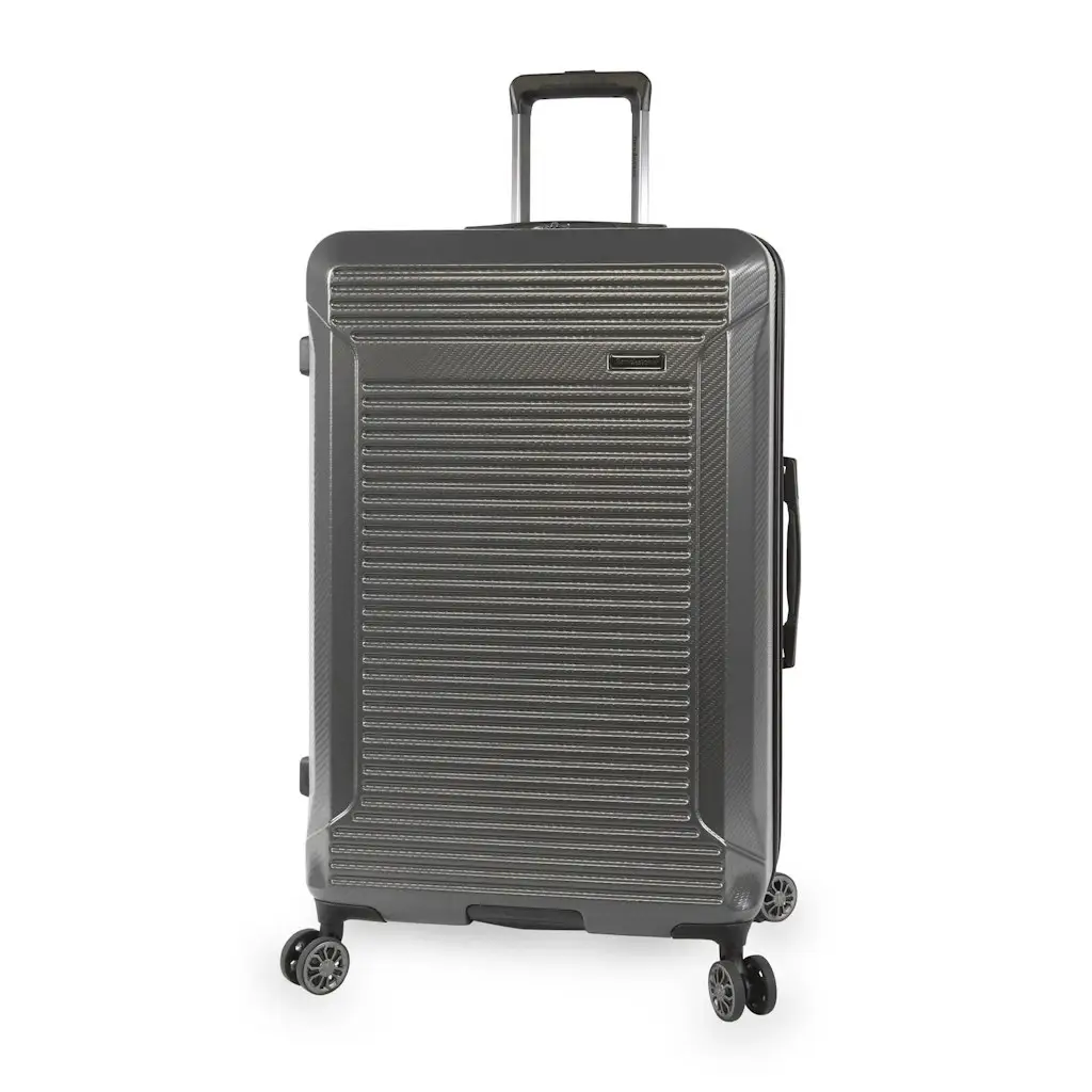 Brookstone Neuer 29" Hardside Checked Spinner Luggage