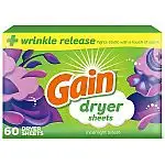 60-Ct Gain Laundry Dryer Sheets (Moonlight Breeze)