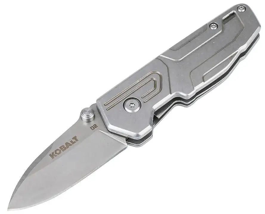 Kobalt 2.5" Stainless Steel Drop Point Pocket Knife