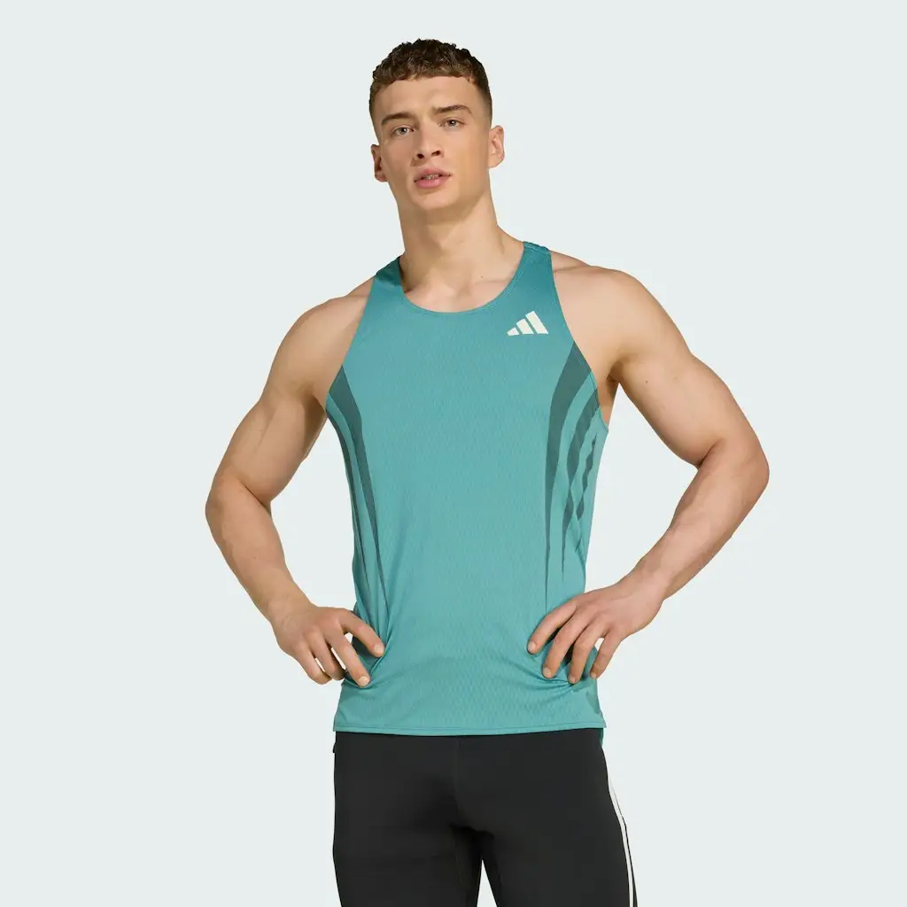 adidas Men's Adizero Archive Running Singlet