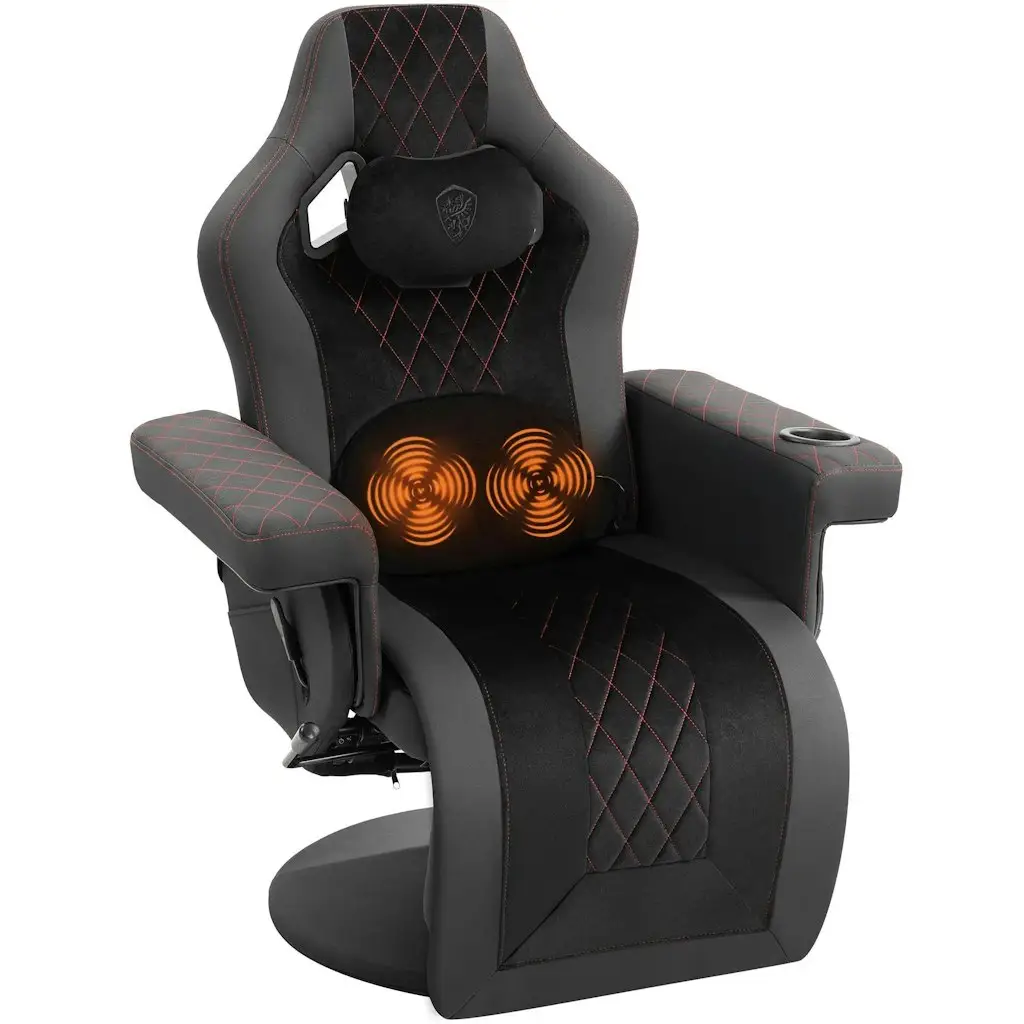 Dowinx 66D3 Wide Recline Office Chair with Massage