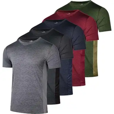Men's Active Dry-Fit Shirt 5-Pack