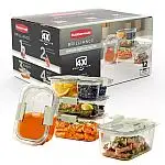 Rubbermaid Brilliance 12pc Food Storage Container Set