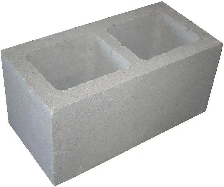 16" Cored Concrete Block
