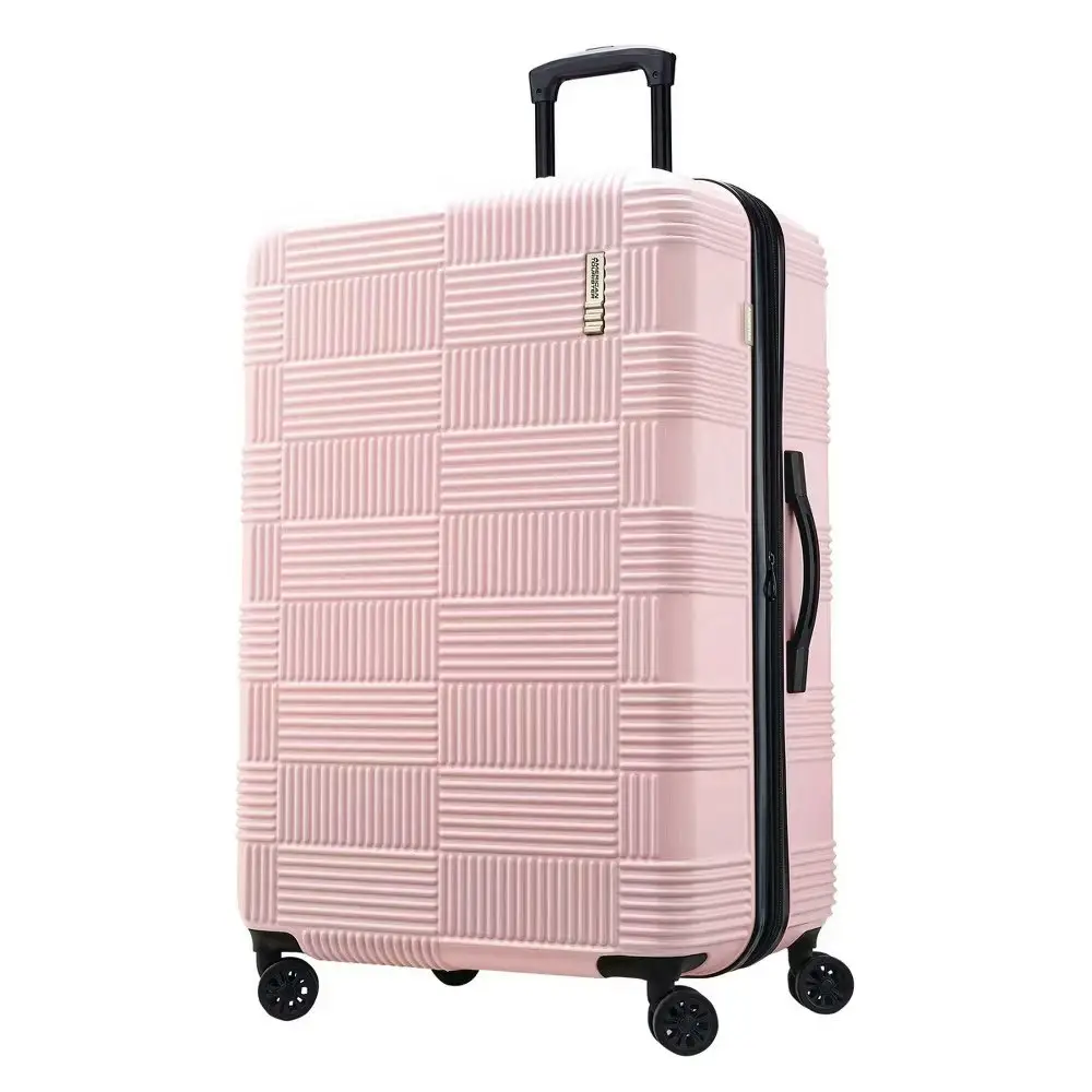 American Tourister 31" Hardside Checked Spinner Suitcase