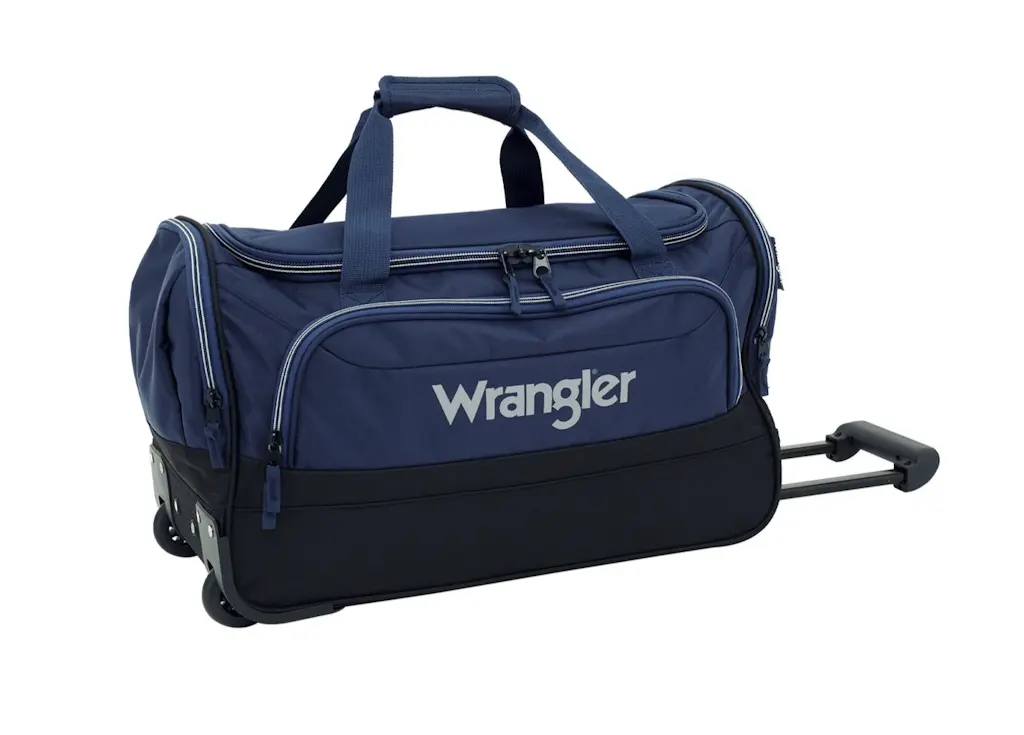Wrangler 21" Deluxe Polyester Rolling Duffel