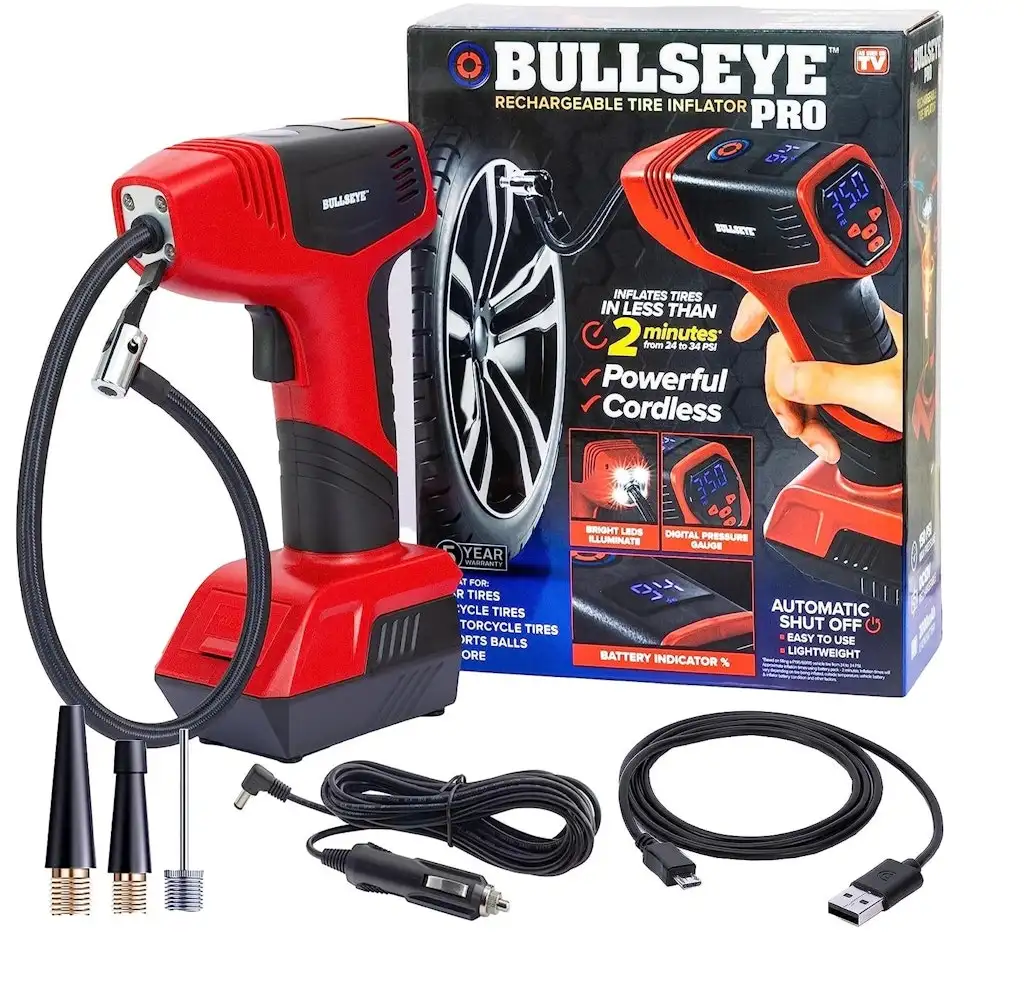 As Seen on TV Bullseye Tire Inflator